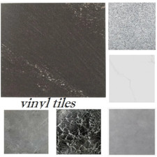 Vinyl floor tiles self