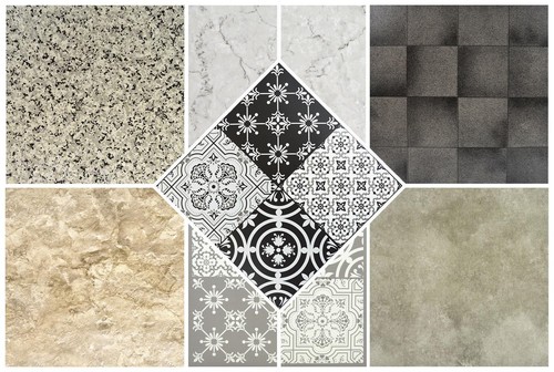 Vinyl floor tiles - vinyl,