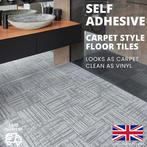 Carpet effect vinyl floor - vinyl,
