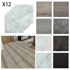 12/24pcs Vinyl Floor Tiles