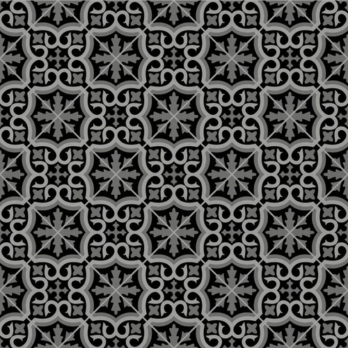 Black grey tile effect - black-grey,