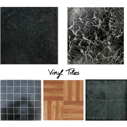 Vinyl self adhesive tiles - vinyl,